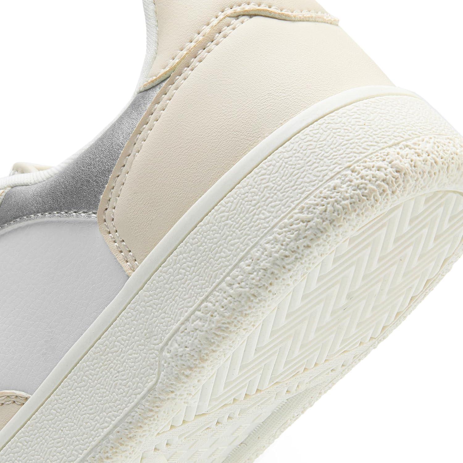 imageDREAM PAIRS Womens Walking Skateboard Shoes Sneakers Pu Leather Char Flat LowTop LaceUp Comfortable Casual Athletic NonSlip Running Fashion SneakersBeige