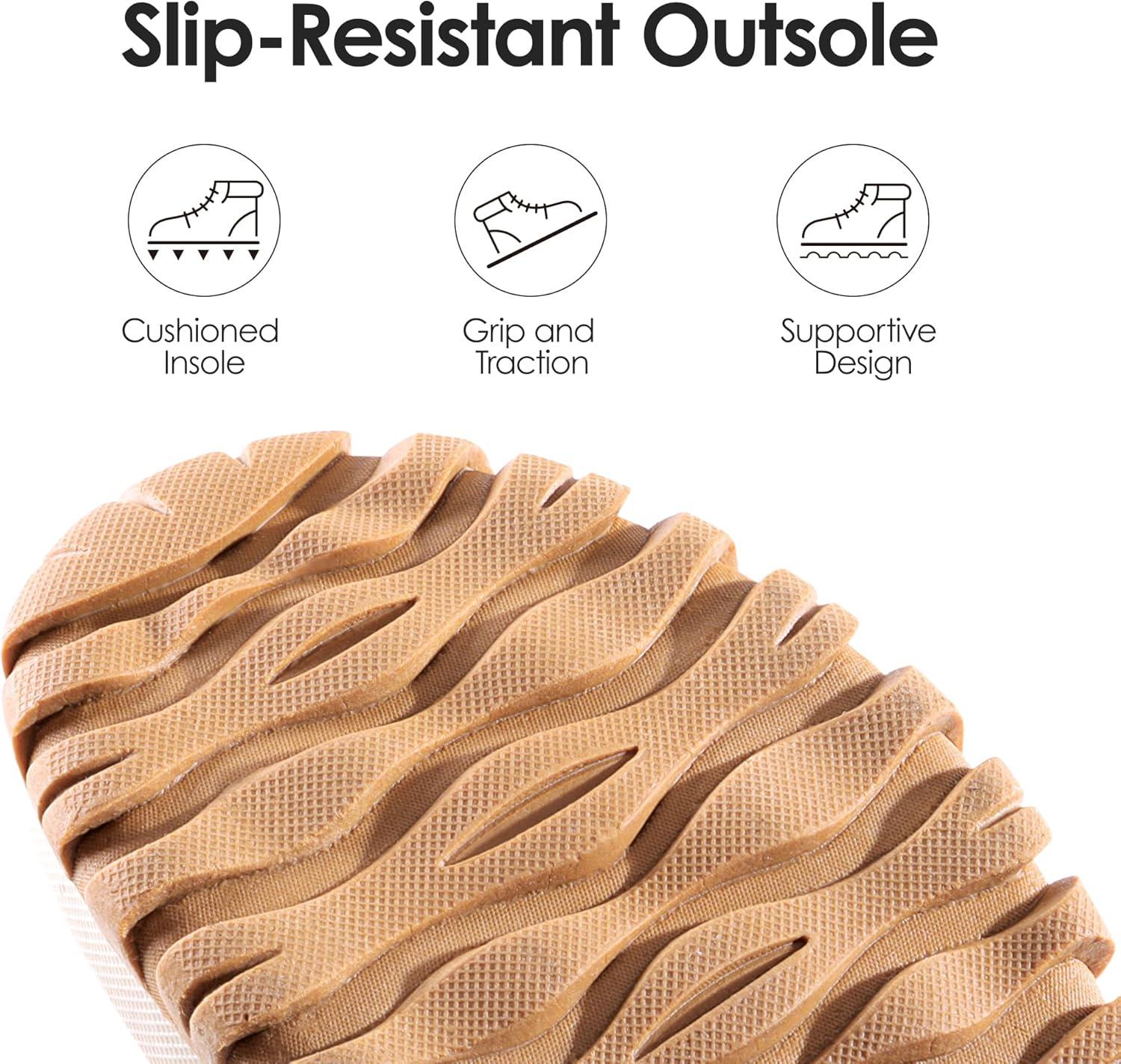 imageDREAM PAIRS Womens Winter Duck Boots Mid Calf Warm Insulated Faux Fur Lined Waterproof Lace Up Snow BootsBeige