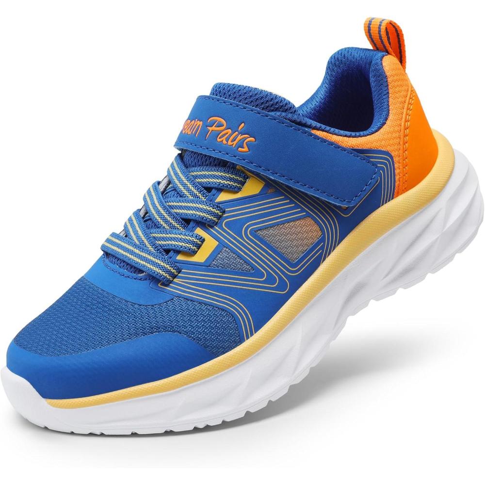 imageDREAM PAIRS Boys Girls Running Shoes Kids Tennis Shoes Sneakers with Hook and Loop Athletic Shoes for Little KidBig Kid