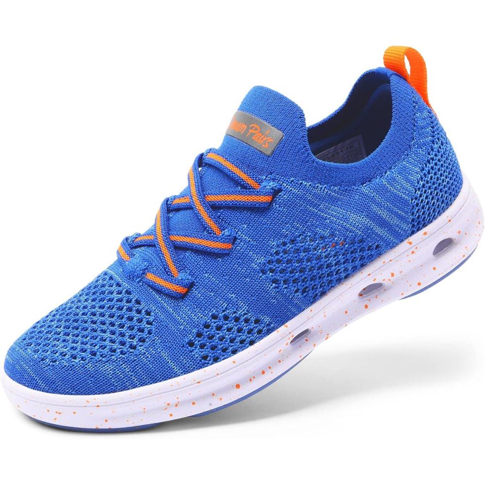 imageDREAM PAIRS Boys Girls Sneakers Kids Slipon Quick Dry Lightweight Aqua Water ShoesRoyal Blue