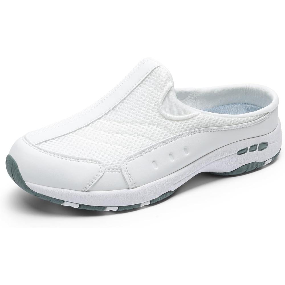 imageDREAM PAIRS Mules for Women Sneakers Slip on Shoes for Women Walking ShoesWhite