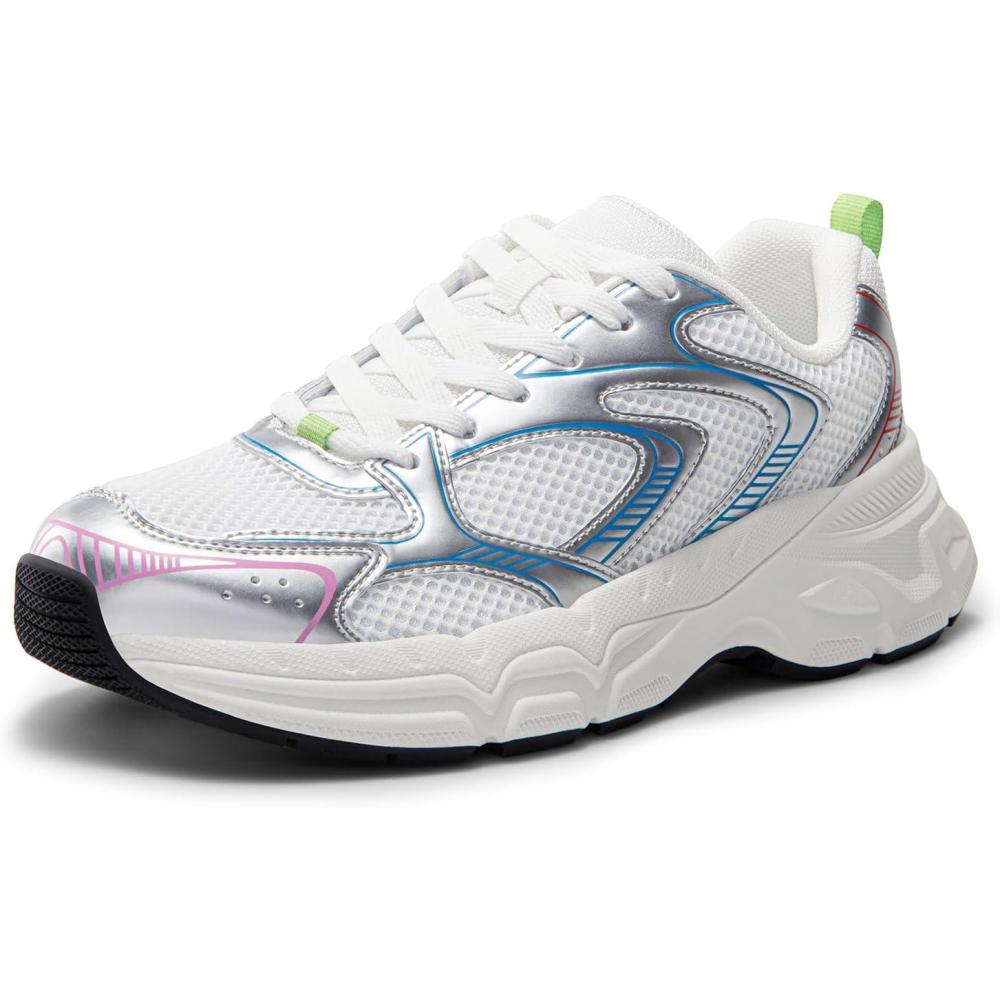 imageDREAM PAIRS Womens Platform Chunky Fashion Sneakers Walking LaceUp Celi Comfortable Y2KStyle Sneakers Workout Sport Work Casual Tennis Shoes