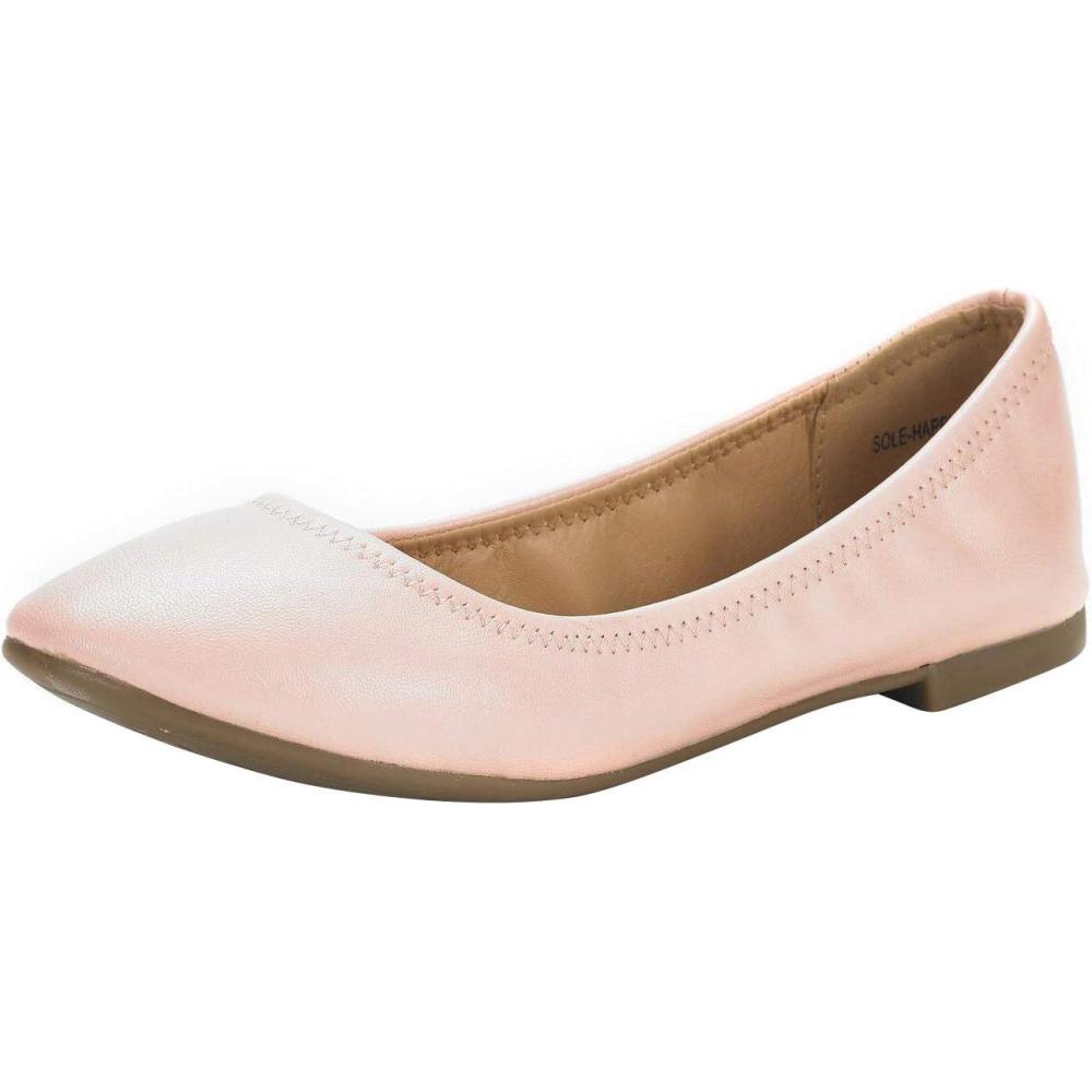 imageDREAM PAIRS Womens SoleHappy Ballerina Walking Flats ShoesPink