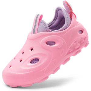 DREAM PAIRS Kids Clogs Boys Girls Foam Runner Shoes Unisex Slip on Shoes Sandals Lightweight Indoor Outdoor Shoes