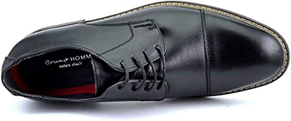 imageBruno Marc Moda Italy Prince Mens Classic Modern Oxford Lace Dress ShoesBlack