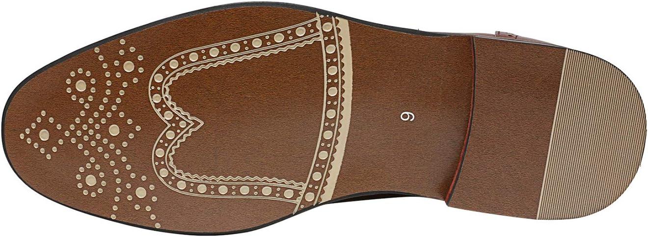 imageBruno Marc Moda Italy Prince Mens Classic Modern Oxford Lace Dress ShoesPrince3darkbrown