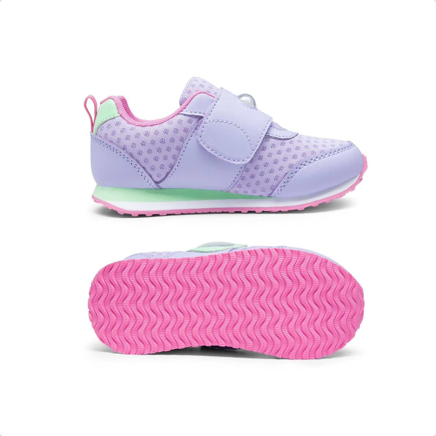 imageDREAM PAIRS Toddler Shoes Boys Girls Sneakers Kids Tennis Running Shoes Storybook Lightweight Hook and Loop Casual Walking ShoesPurple