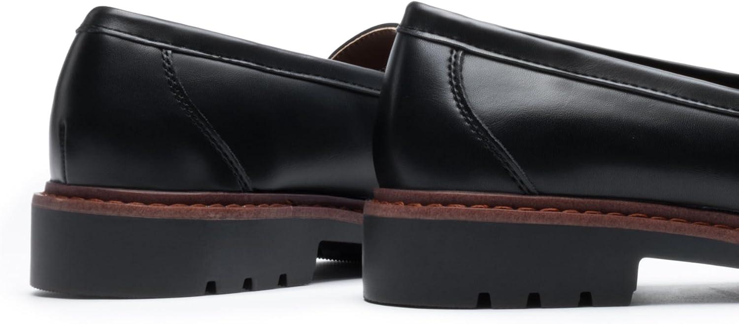 imageDREAM PAIRS Loafers for Women Slip On Loafer Comfortable Dressy Casual Business Office ShoesBlackpu