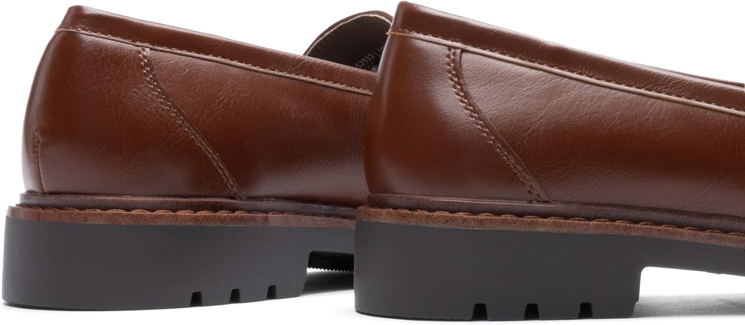 imageDREAM PAIRS Loafers for Women Slip On Loafer Comfortable Dressy Casual Business Office ShoesTan