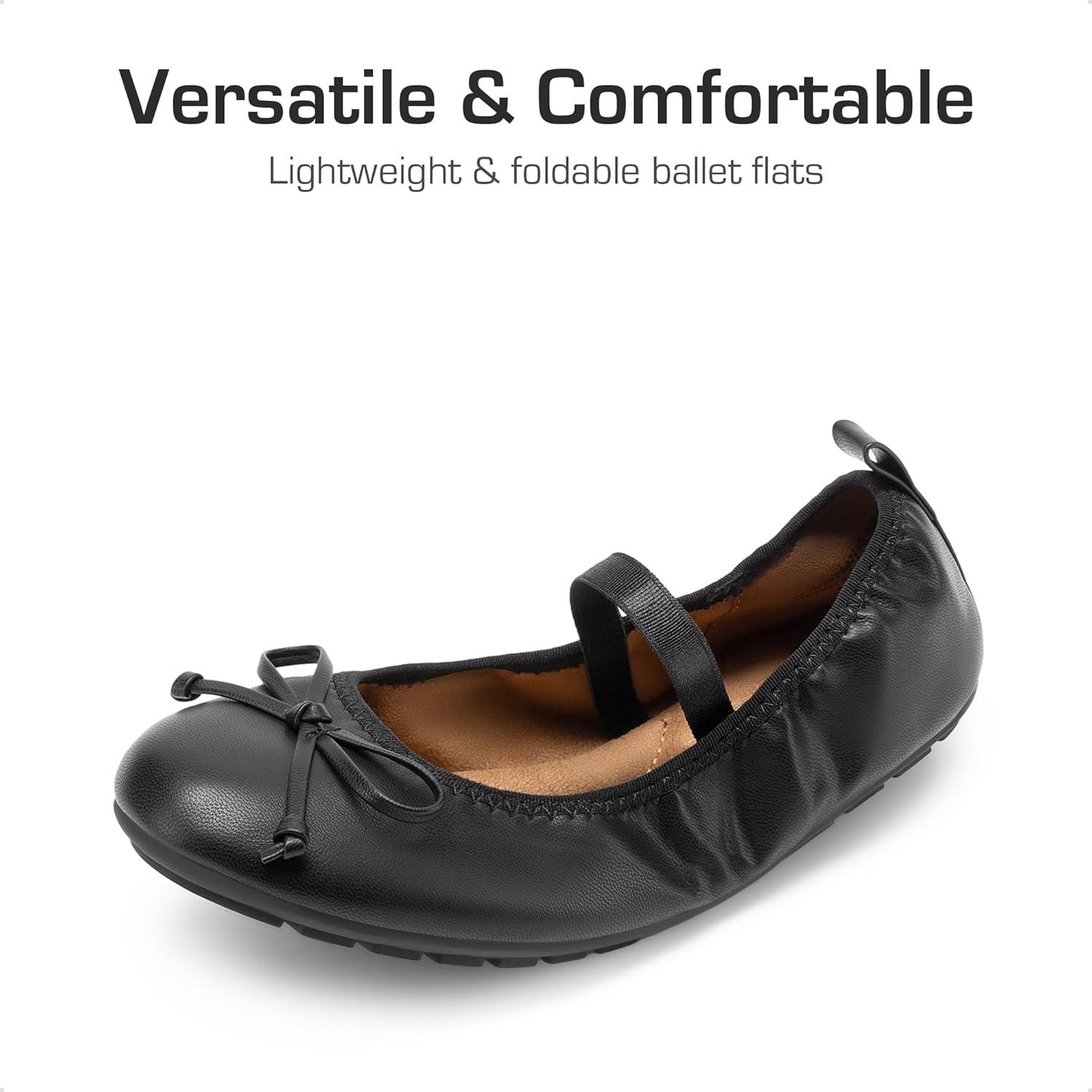 imageDREAM PAIRS Toddler Little Girls Ballet Flats Dress Shoes Mary Janes Ballerina ShoesBlack
