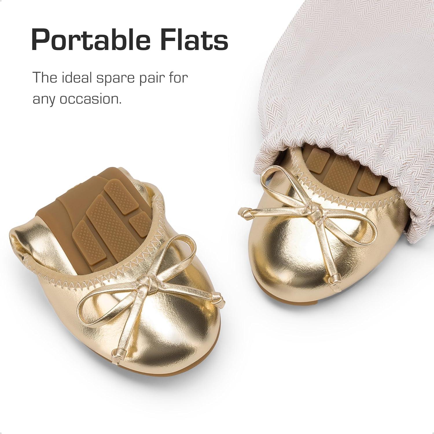 imageDREAM PAIRS Toddler Little Girls Ballet Flats Dress Shoes Mary Janes Ballerina ShoesGold