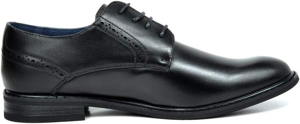 imageBruno Marc Mens Leather Lined Dress Oxfords ShoesBlack