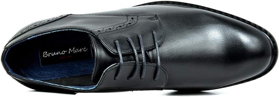 imageBruno Marc Mens Leather Lined Dress Oxfords ShoesBlack