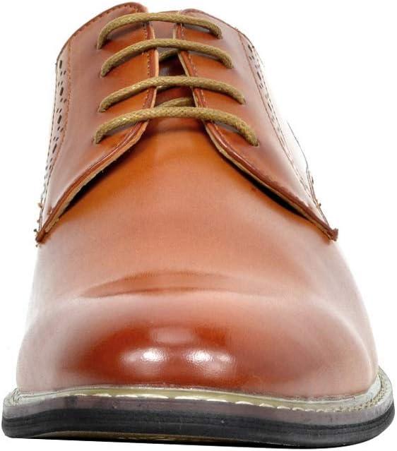 imageBruno Marc Mens Leather Lined Dress Oxfords ShoesBrown
