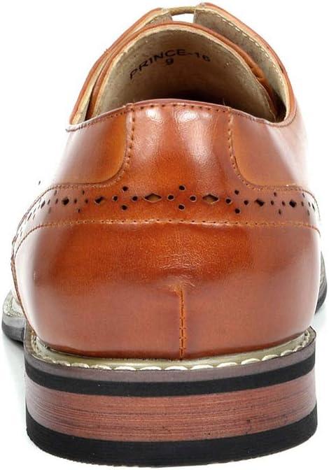 imageBruno Marc Mens Leather Lined Dress Oxfords ShoesBrown