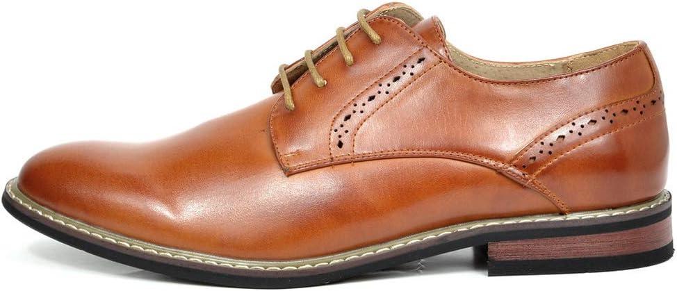 imageBruno Marc Mens Leather Lined Dress Oxfords ShoesBrown