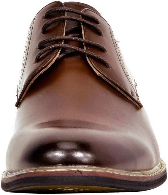 imageBruno Marc Mens Leather Lined Dress Oxfords ShoesDark Brown