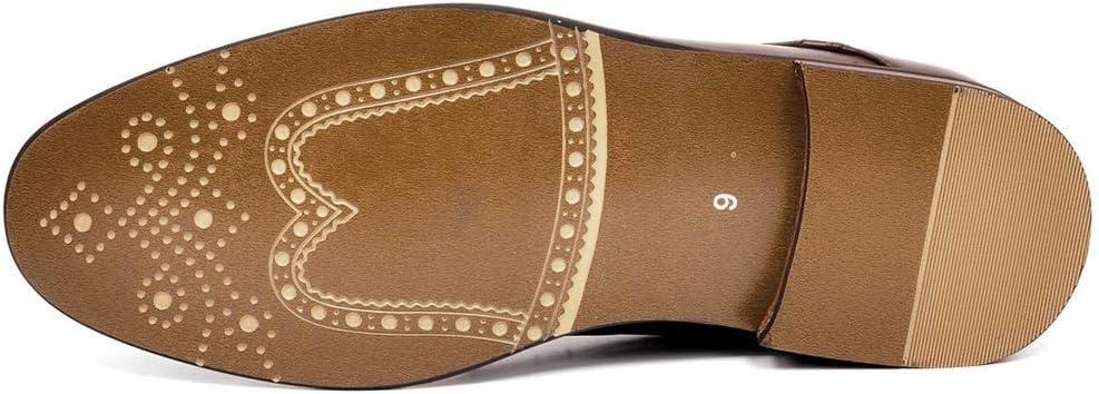 imageBruno Marc Mens Leather Lined Dress Oxfords ShoesDark Brown