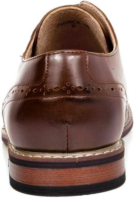 imageBruno Marc Mens Leather Lined Dress Oxfords ShoesDark Brown