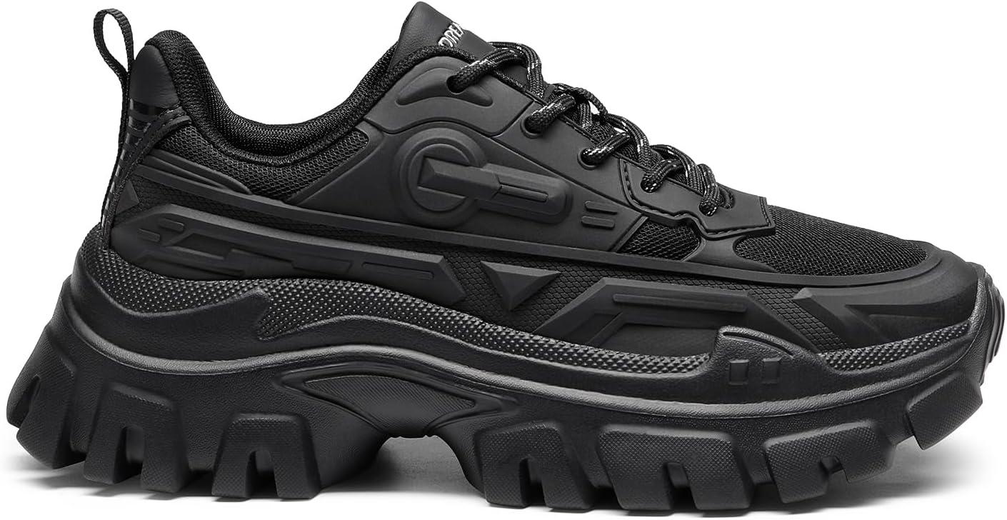 imageDREAM PAIRS Womens Chunky Platform Fashion SneakersBlackbold