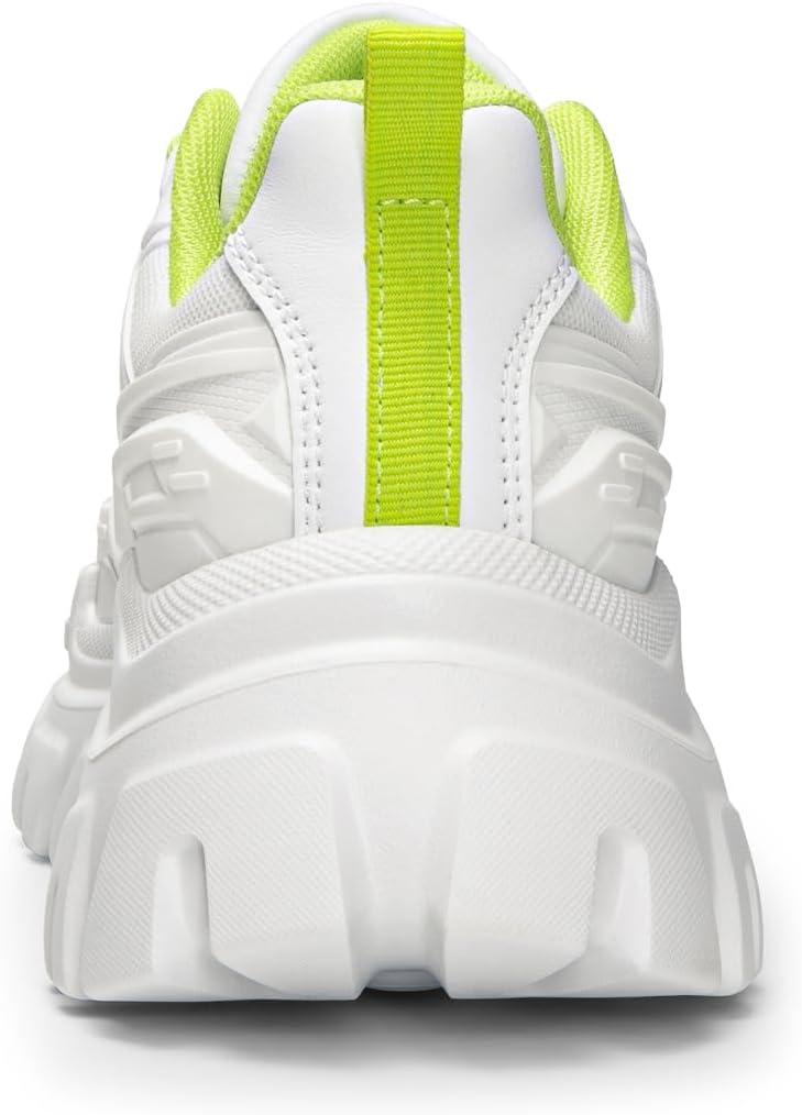 imageDREAM PAIRS Womens Chunky Platform Fashion SneakersWhiteGreenbold