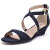 Navy-suede