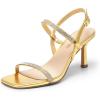 Gold-rhinestone
