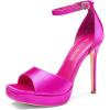 Hot Pink-satin