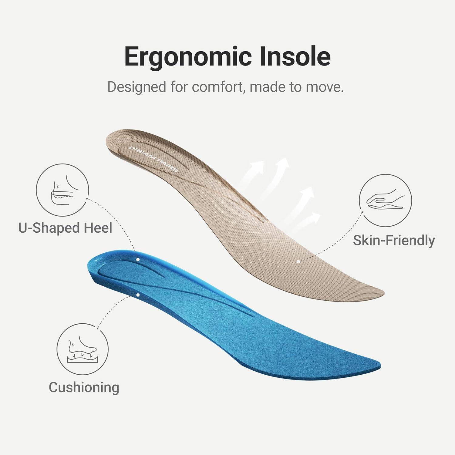 imageDREAM PAIRS Womens Knit Ballet Dressy Flats Comfortable Washable Flexible Breathable Casual Classic Work Office Walk Pointed Toe FlatsRed