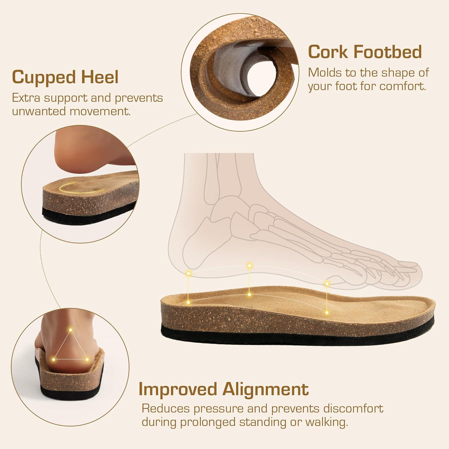 imageDREAM PAIRS Womens Mule ClogsApricot