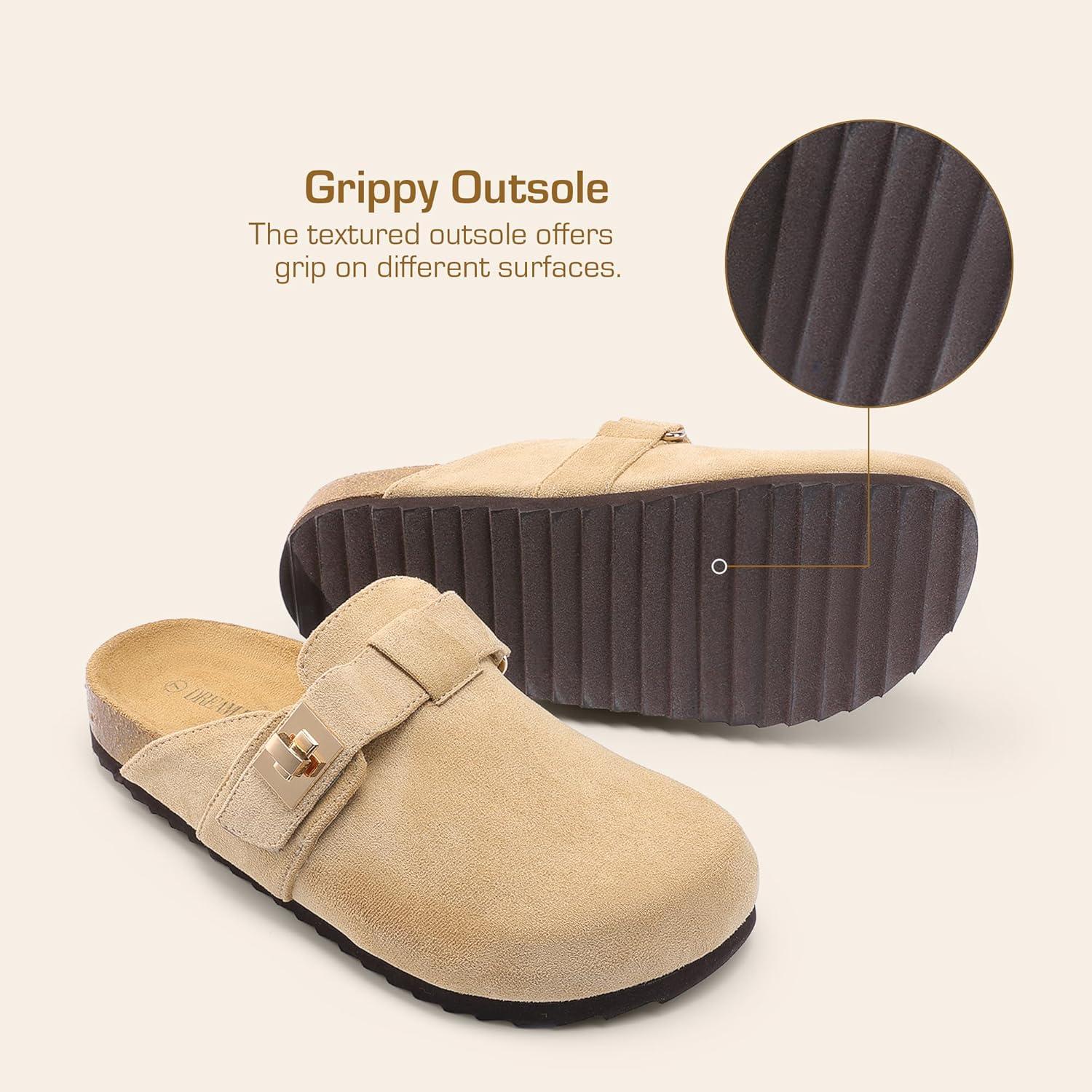 imageDREAM PAIRS Womens Mule ClogsApricot