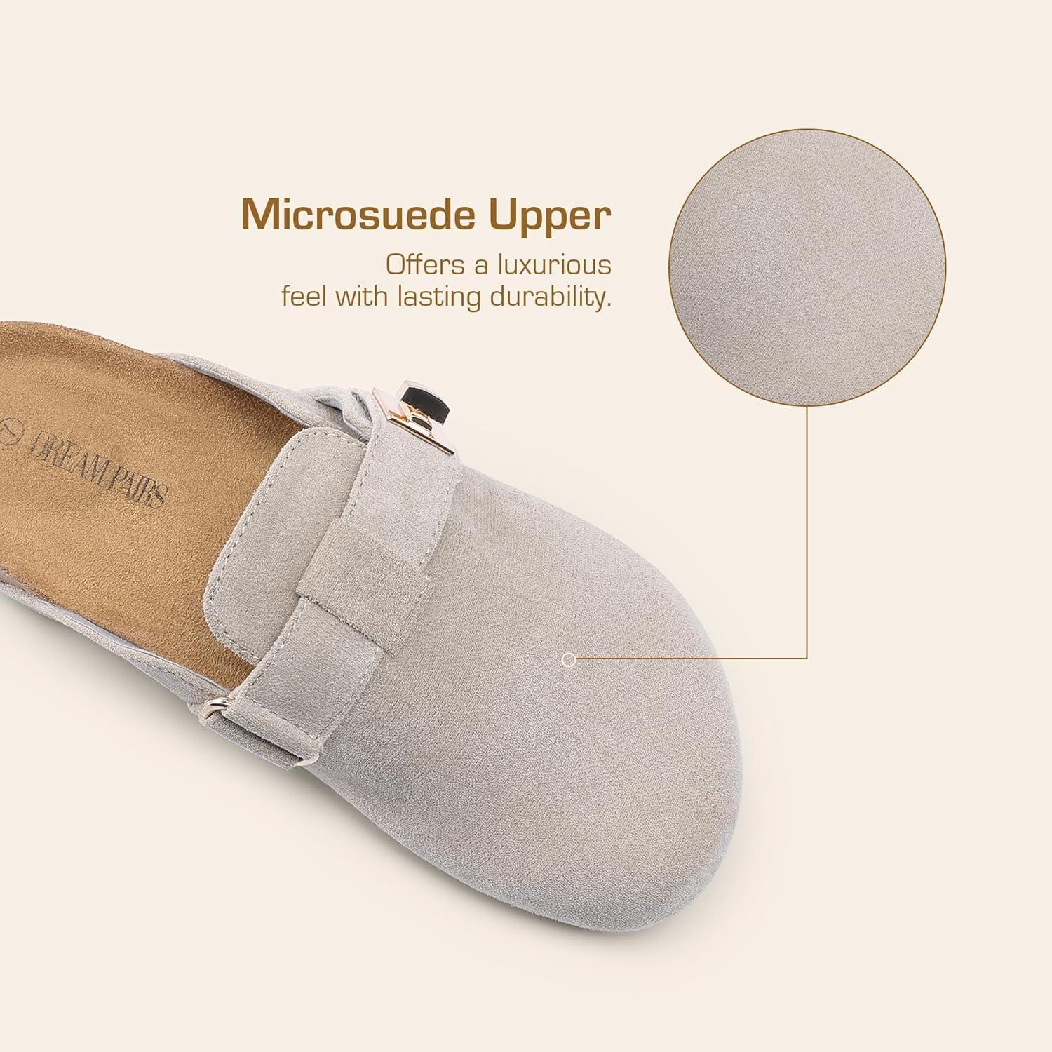 imageDREAM PAIRS Womens Mule ClogsGrey
