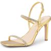 Gold-rhinestone