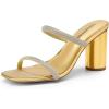 Gold-rhinestone