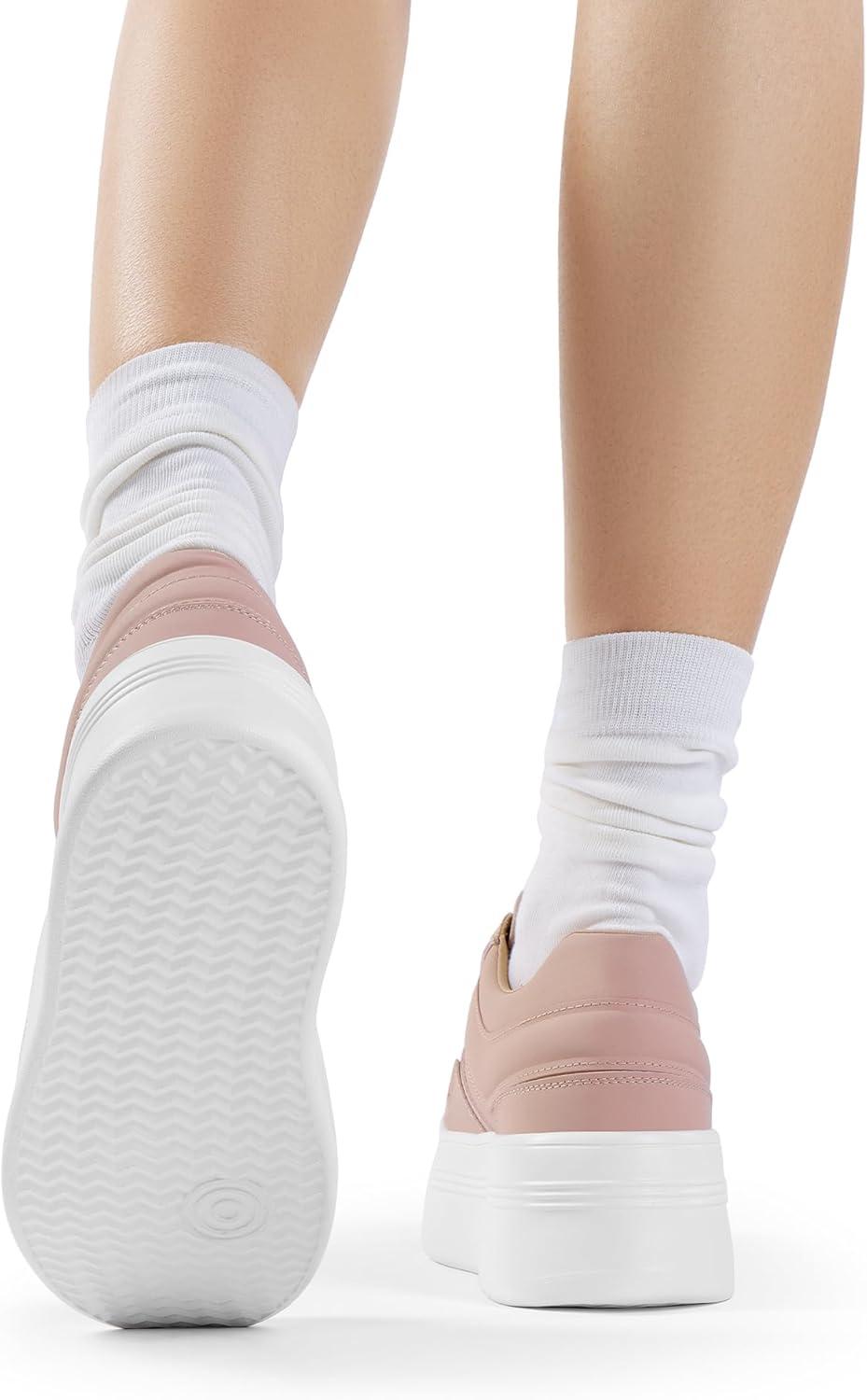 imageDREAM PAIRS Womens Platform Casual SneakersPink
