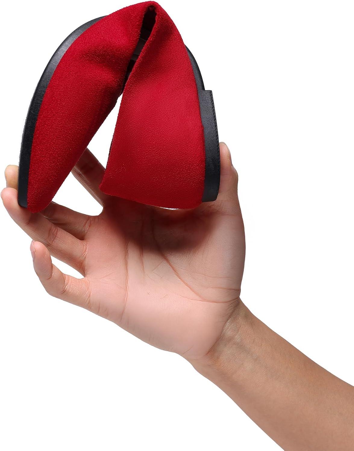 imageDREAM PAIRS Womens Pointed Toe Flats Comfortable Flexible Cushioned Slip On Business Work Office Casual Suede Ballet Flats Dress ShoesRed