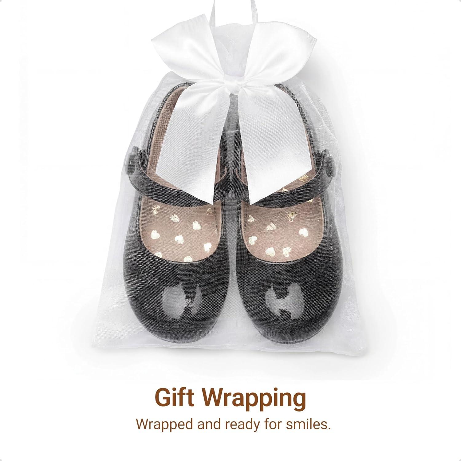 imageDREAM PAIRS Toddler Little Girls Mary Jane Dress Shoes Wedding Ballet Flats Round Toe Flower Girl ShoesBlack