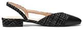 imageDREAM PAIRS Womens Slingback Flats Square Toe Ballet Dressy Flats Low Heel Dress Shoes for Business Casual Work Office Wedding PartyBlackfabric