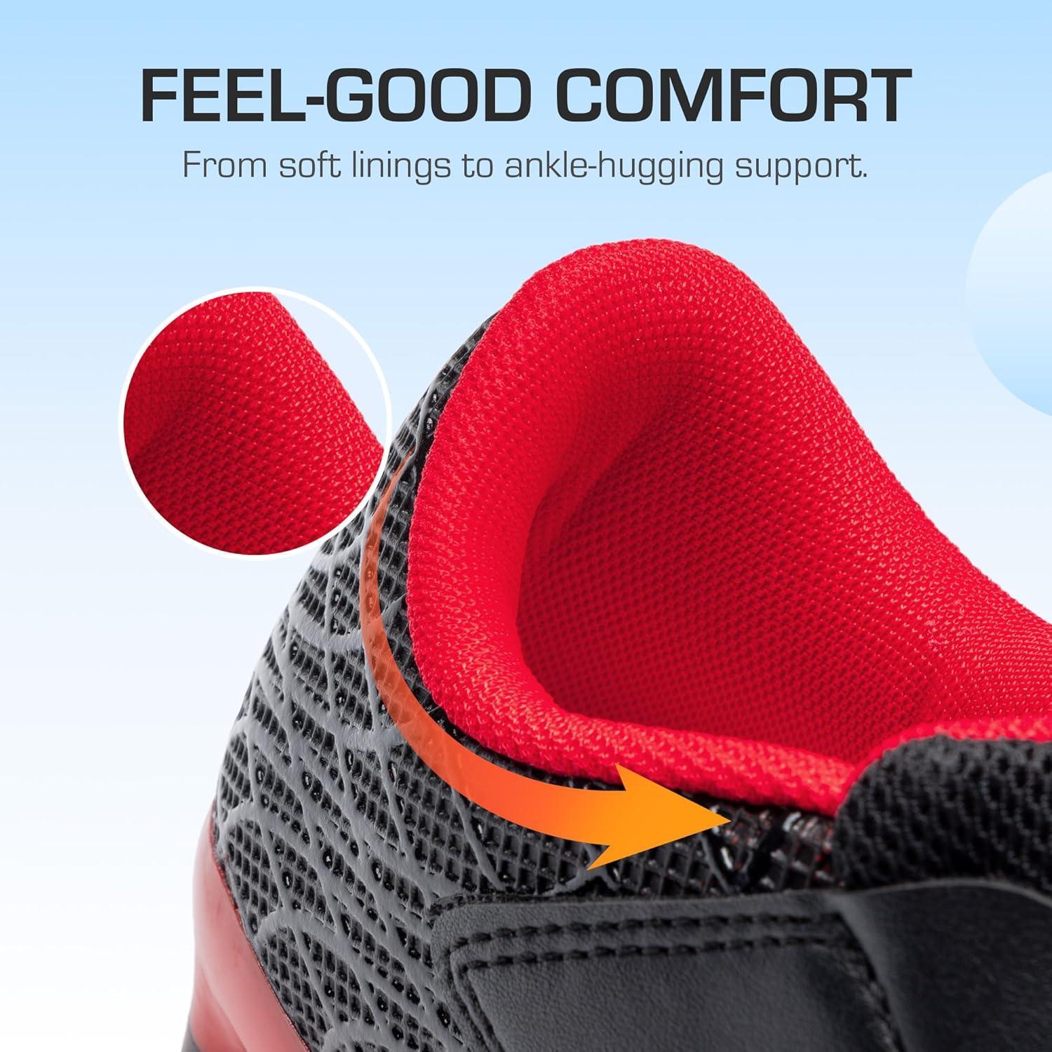 imageDREAM PAIRS Boys Girls Soccer Cleats Firm Ground Kids Youth Athletic Outdoor Football ShoesRedBlack
