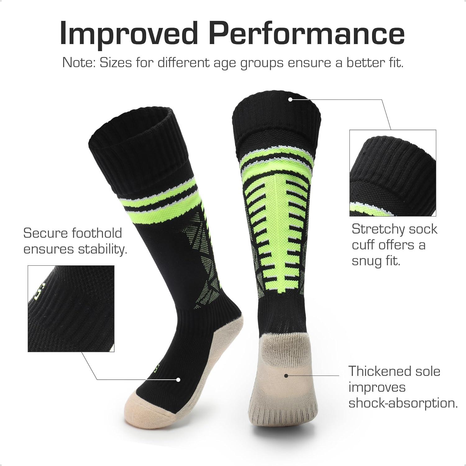 imageDREAM PAIRS Boys Girls Soccer Cleats Youth Firm Groud Athletic Outdoor Trainning Football Shoes with Soccer SocksDark GreyNavy
