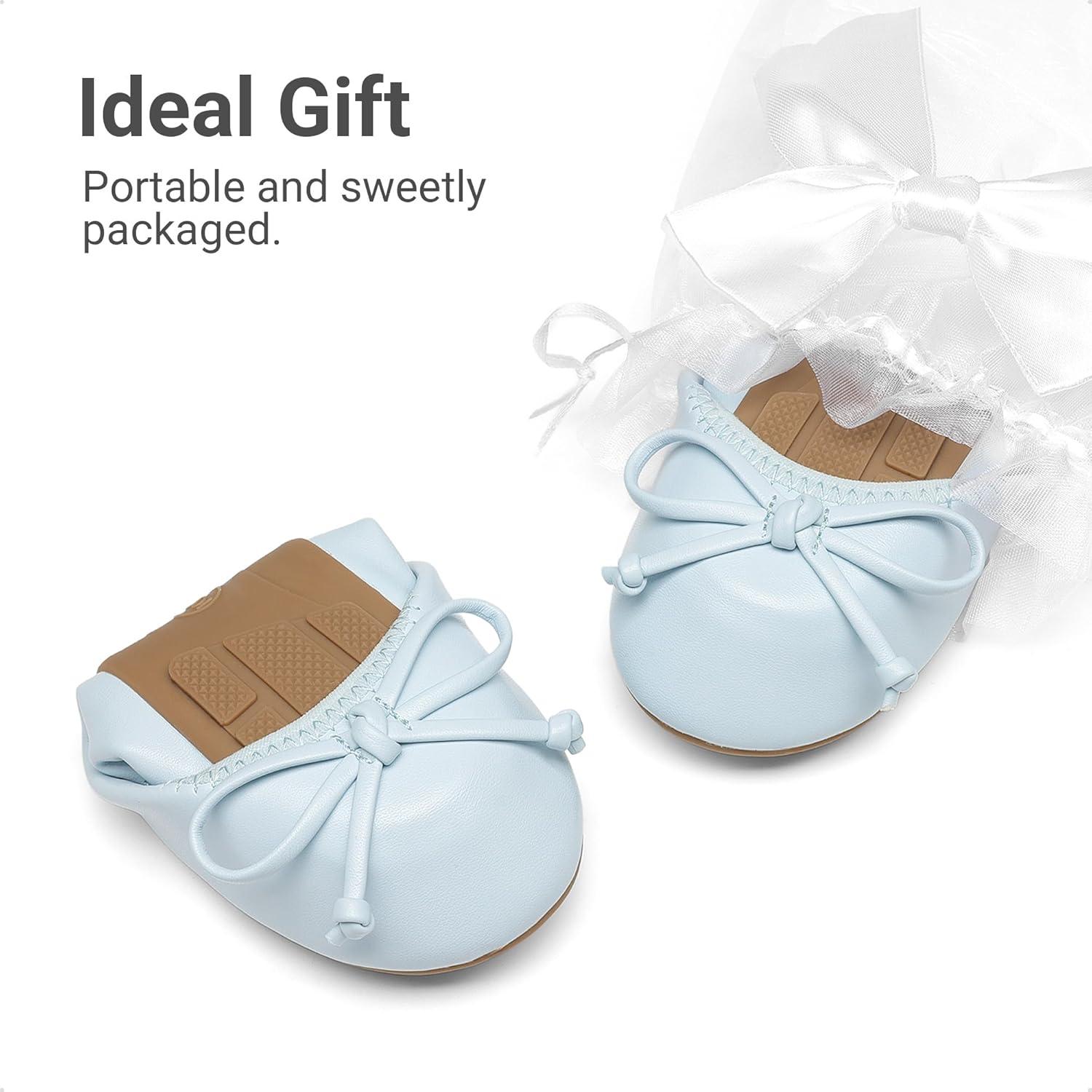 imageDREAM PAIRS Little Girls Toddler Ballet Flats Dress Shoes Mary Janes ShoesLight Blue