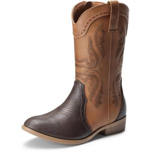 DREAM PAIRS girls Sdbo2222k(Tan/Brown)