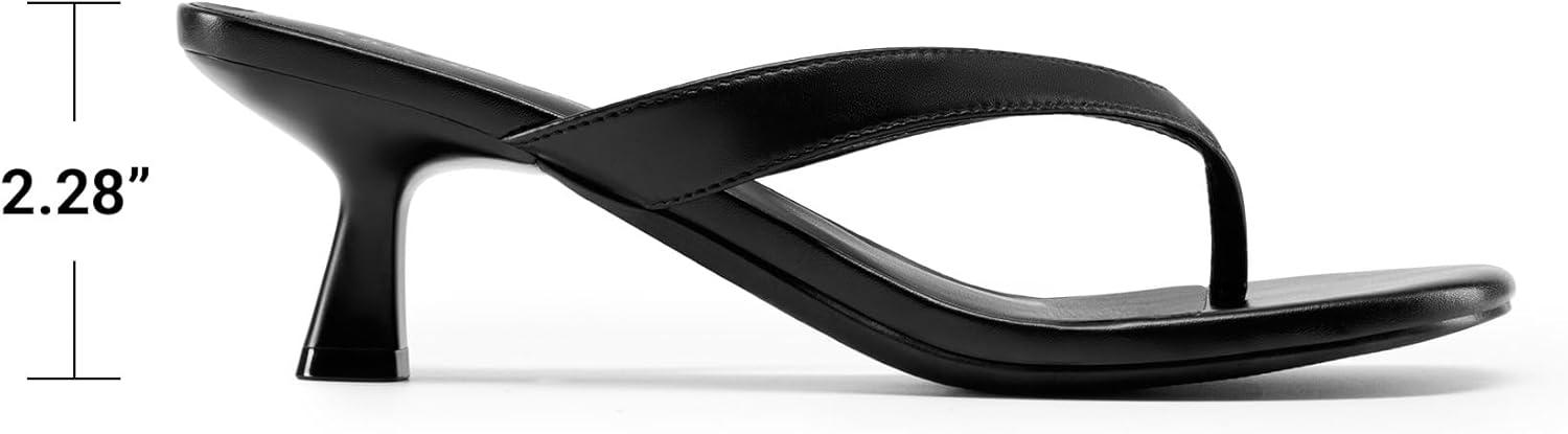 imageDREAM PAIRS Womens Kitten Heel Flip Flops Low Heel Dress Sandals with Thong Strap Elegant Slip On Summer ShoesBlack