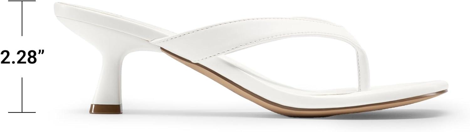 imageDREAM PAIRS Womens Kitten Heel Flip Flops Low Heel Dress Sandals with Thong Strap Elegant Slip On Summer ShoesWhite