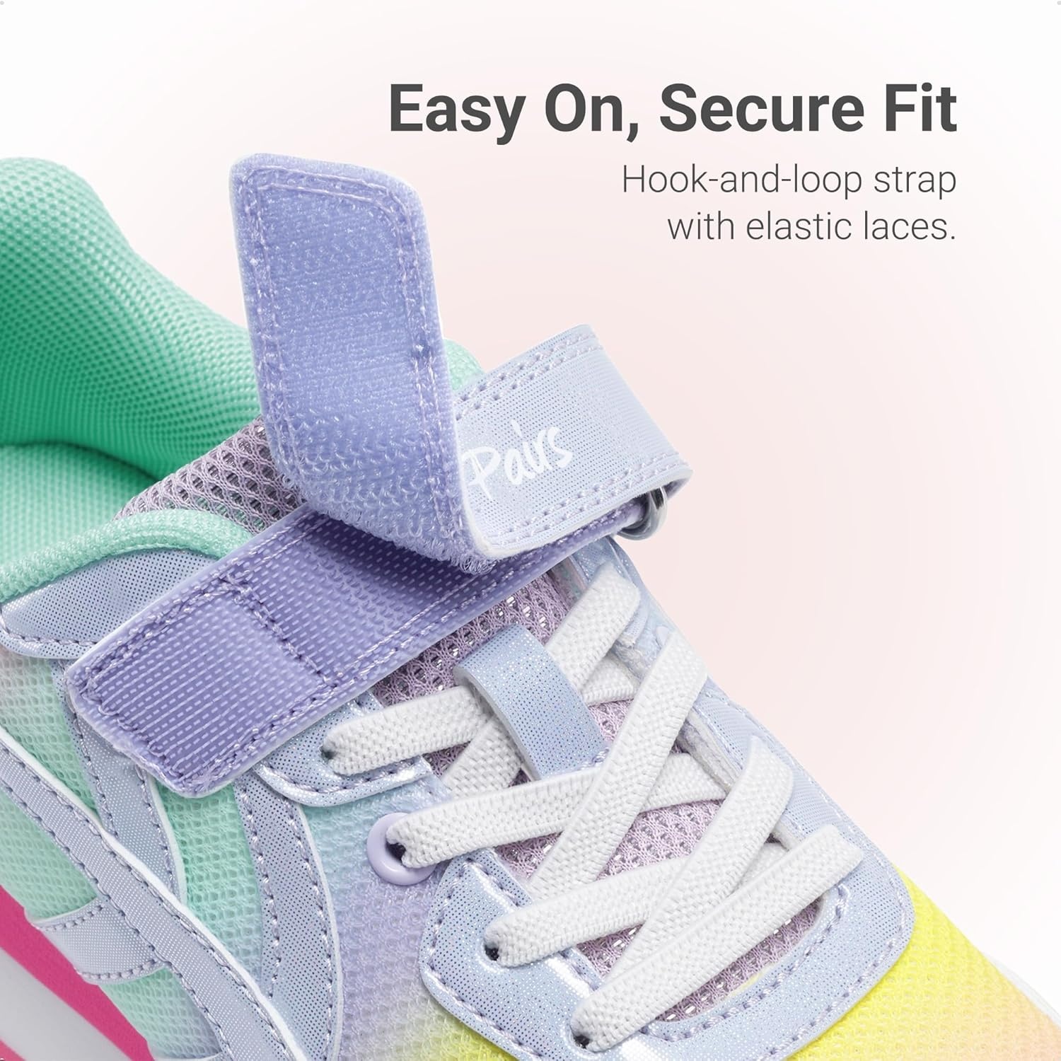image:imageDREAM PAIRS Girls Sneakers Tennis Running Casual Footwear Breathable Lightweight Colorful Classic Walking Shoes for LittleBig KidPurple