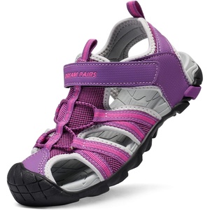 DREAM PAIRS Boys Girls Outdoor Summer Water Sport Athletic Sandals for Toddler/Little/Big Kid(Purple/Fuchsia/Light/Grey)