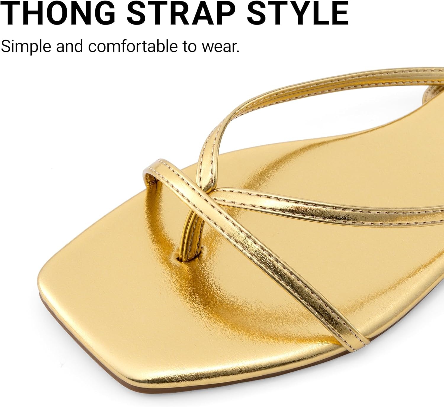 image:imageDREAM PAIRS Womens Strappy Flat Sandals Comfortable Lace Up Gladiator Dressy Sandals Square Toe Tie Up Walking Sandal Summer Wrap Up Vocation Sandal Mermaid ShoesGold