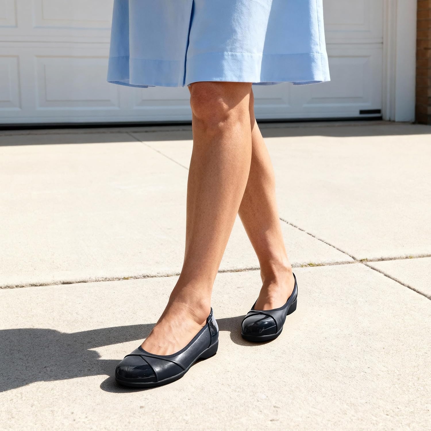 image:imageDREAM PAIRS Womens Ballet Flats Work Office Dress Shoes Comfortable Dressy Casual Flats for WomenNavy