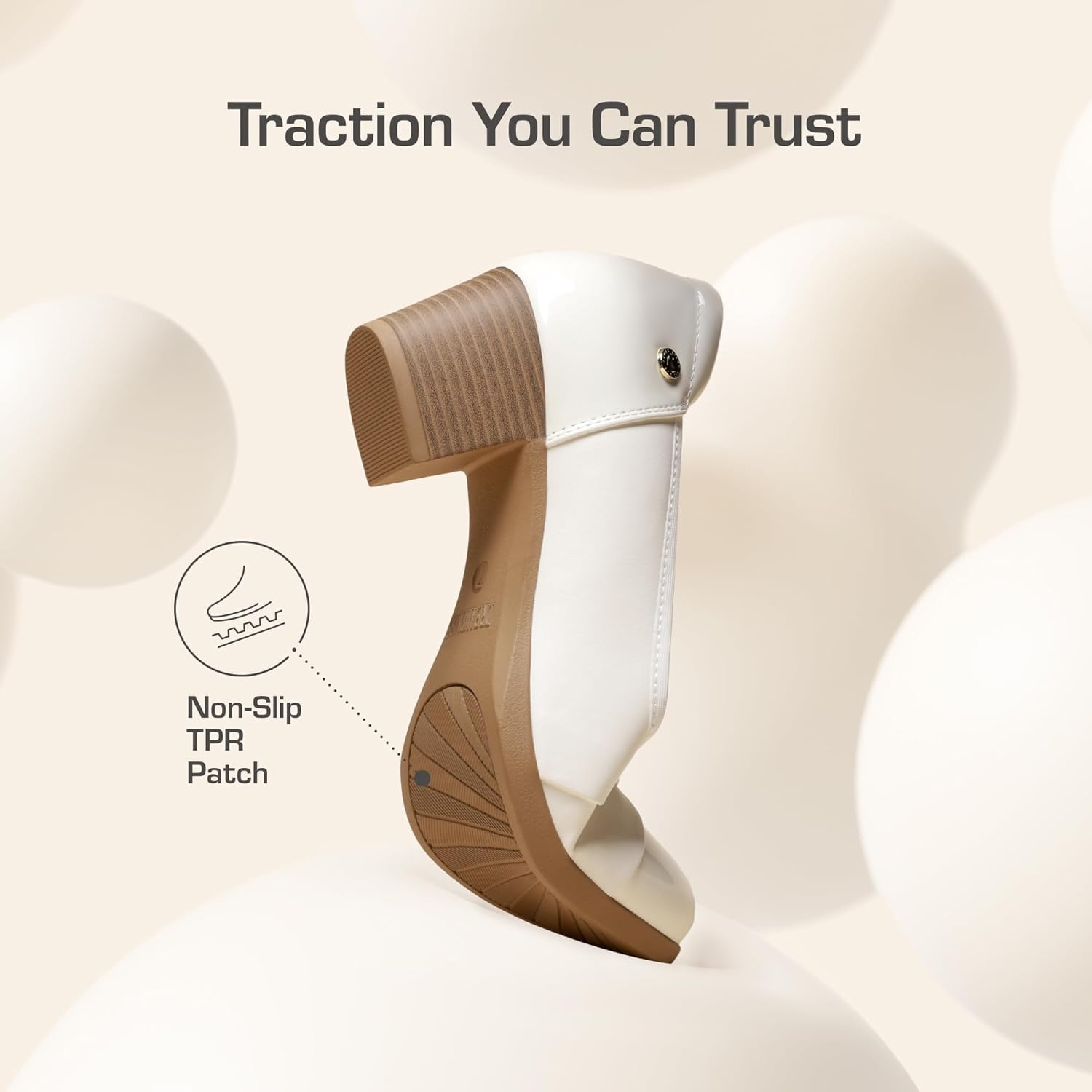 image:imageDREAM PAIRS Womens Pumps Low Chunky Block Closed Toe Shoes Work Comfortable Heels Round Toe DressWhite