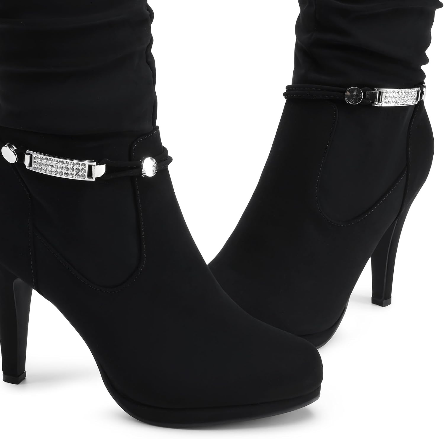 image:imageDREAM PAIRS Womens Knee High Platform Heel BootsBlack